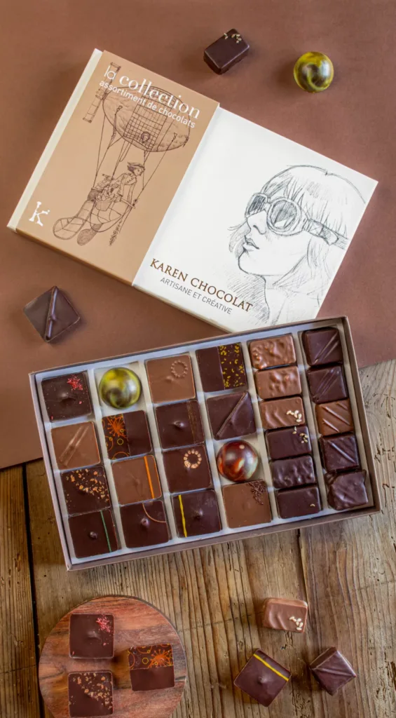 boite de chocolats - photographe culinaire à lyon
