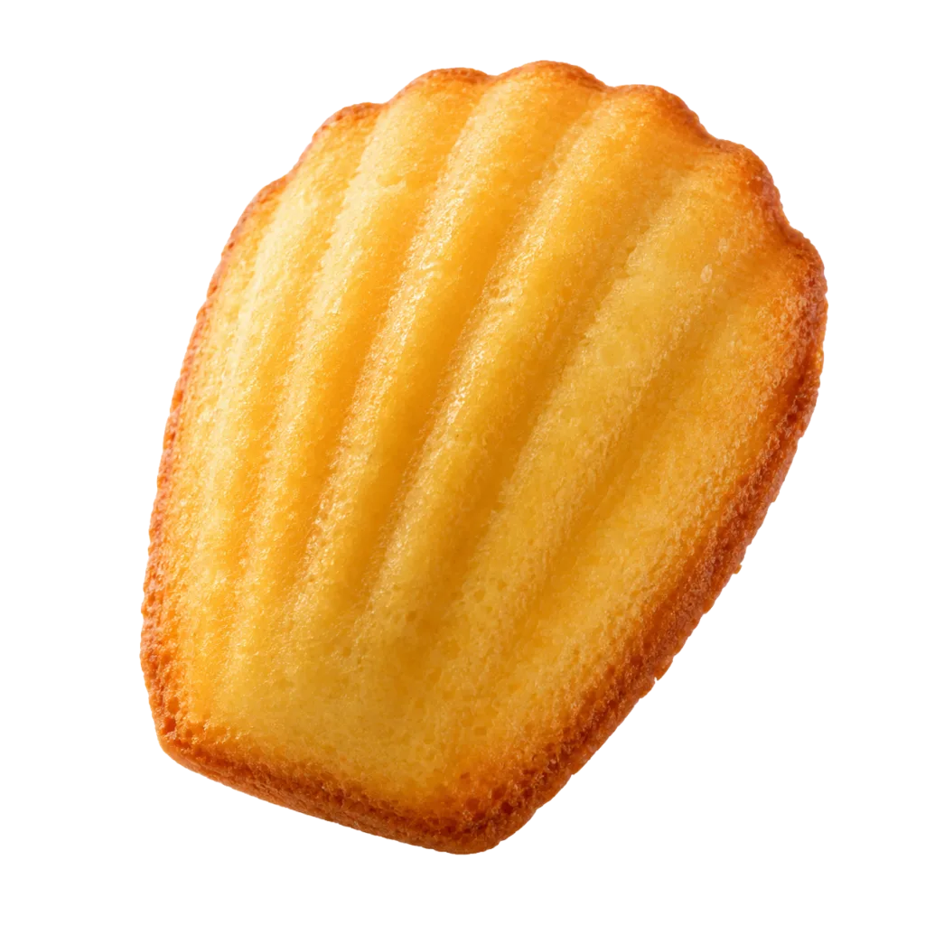 Gâteau en forme de coquillage.
